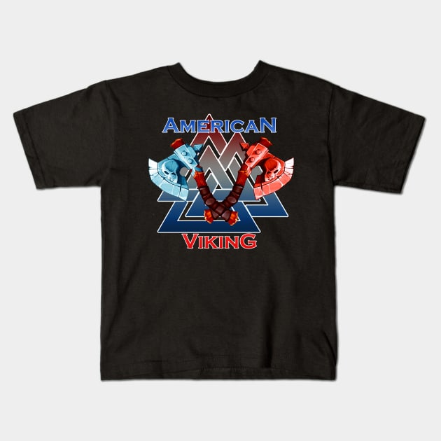 American Viking 02 Kids T-Shirt by Did U Know